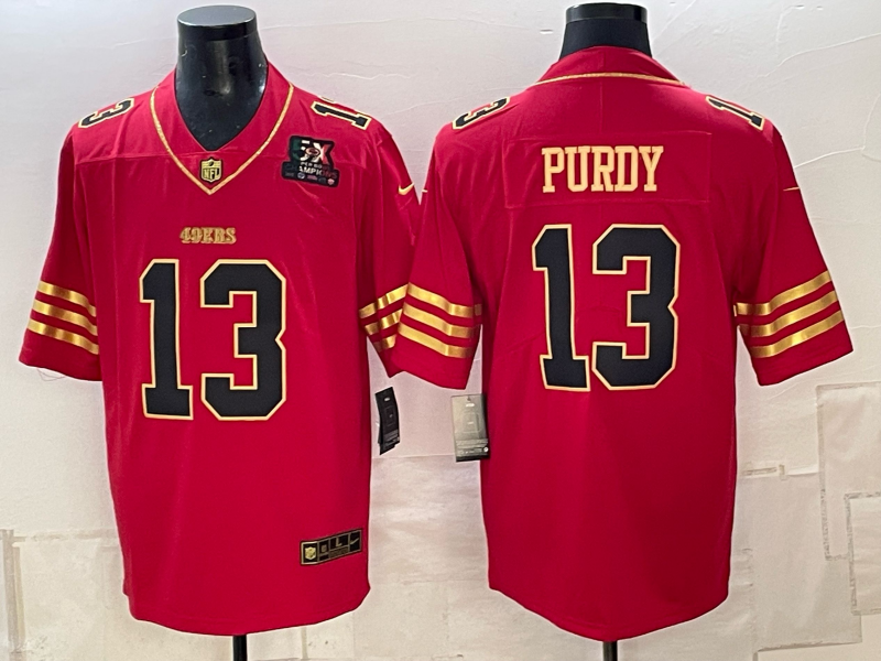 Men 2026 Nike San Francisco 49ers #13 Purdy Red NFL Jersey 101601->san francisco 49ers->NFL Jersey